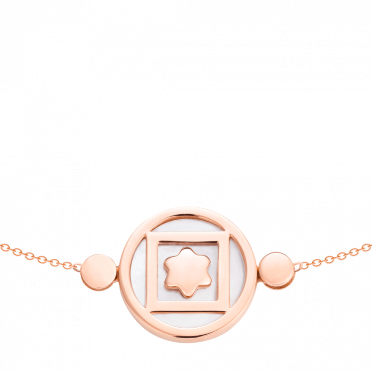 Bracelet Terre et Ciel Or Rose et Nacre